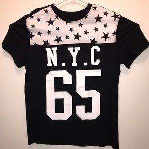 Carbon NYC Stars Short Sleeve Tee